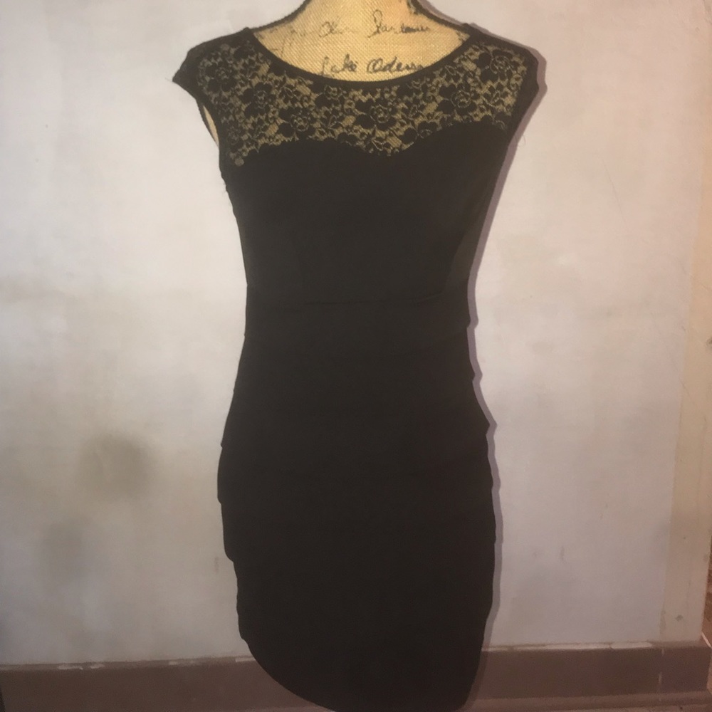 Slim skin tight dress.